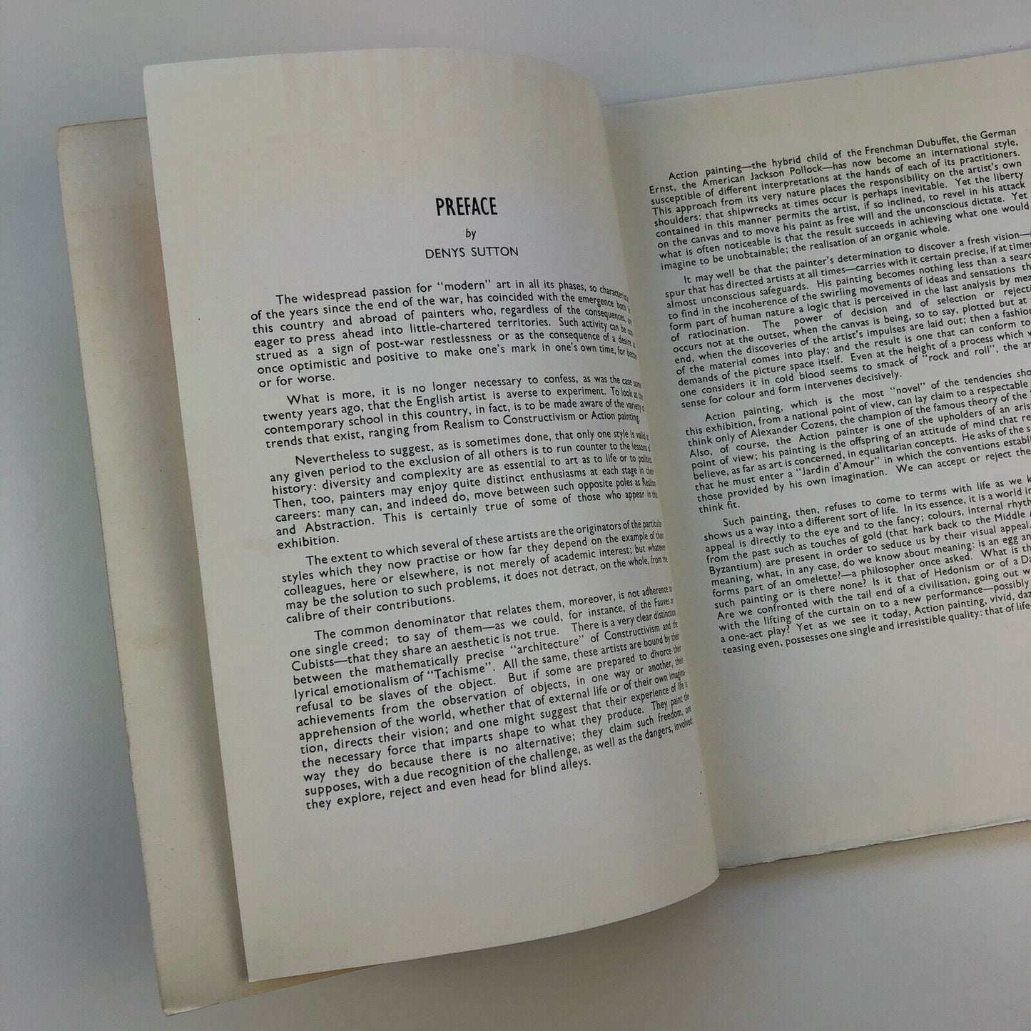 Metavisual, Tachiste, Abstract. Painting in England To-Day | Redfern Gallery, 1957 preface by Denys Sutton