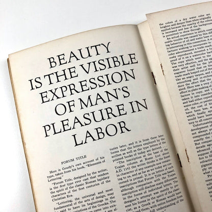 PM issue number 8 | Journal for Production Managers | F. W. Goudy | April 1935