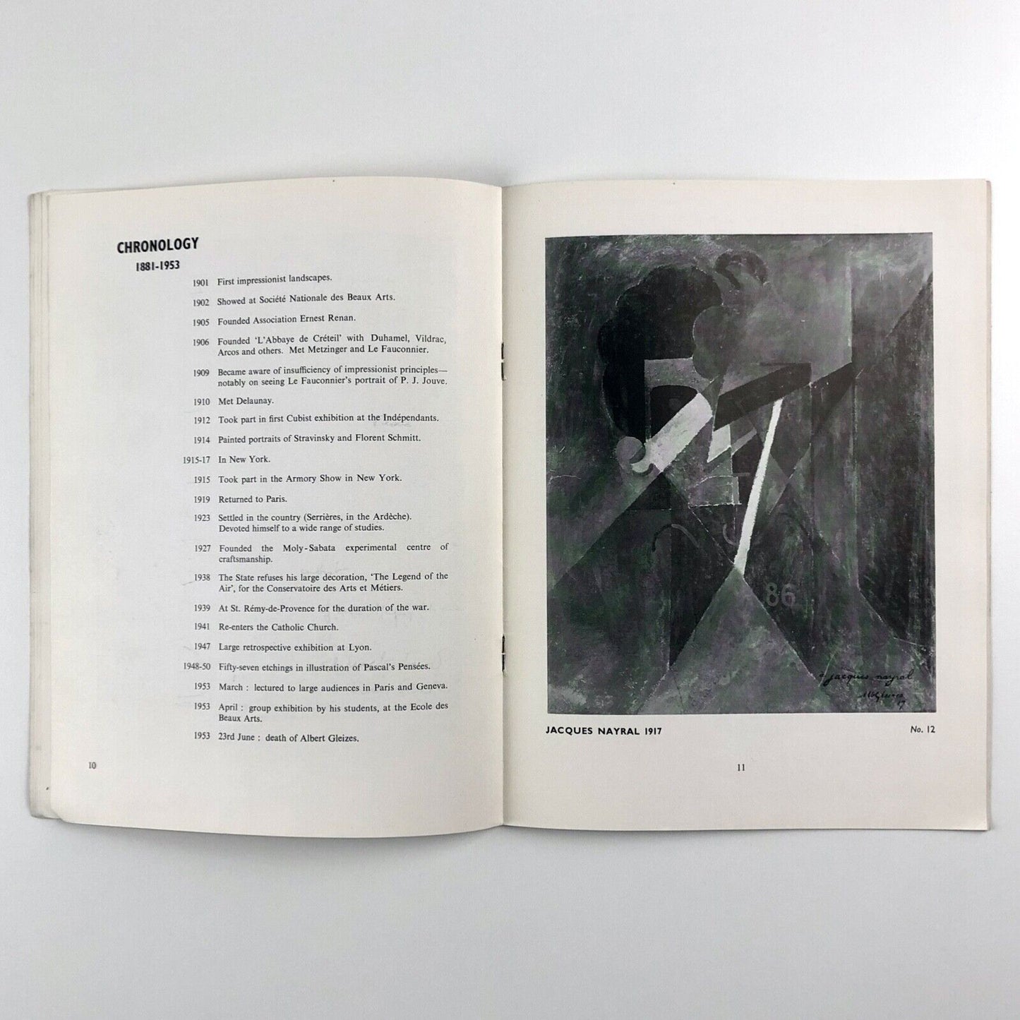 Albert Gleizes: Paintings, Gouaches, Drawings | Marlborough catalogue, 1956