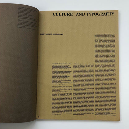 Typos 2 An International Journal of Typography | edited by F.W. Lambert | London College of Printing, c. 1980