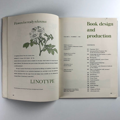 Book Design & Production quarterly journal | Volume 4, Number 4, 1961