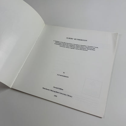 Albert Rutherston by Ian Rogerson | Manchester Metropolitan University Library