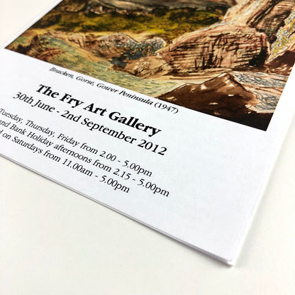 Leaflet for Edward Bawden. Seven Decades of Watercolours | The Fry Art Gallery, 2012