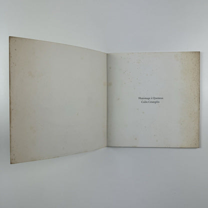 Hommage à Queneau – Colin Crumplin, 1977 | Marked up proof copy