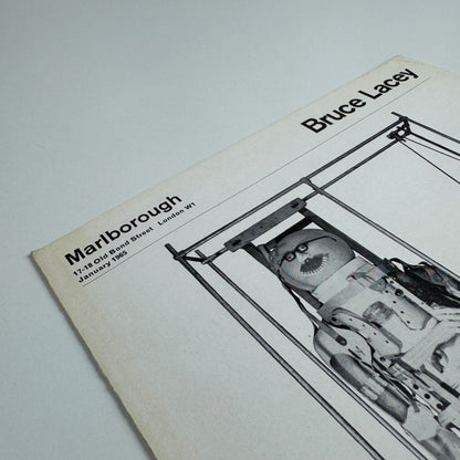 Bruce Lacey | Marlborough Janury 1965 cat. 154 design by Gordon House