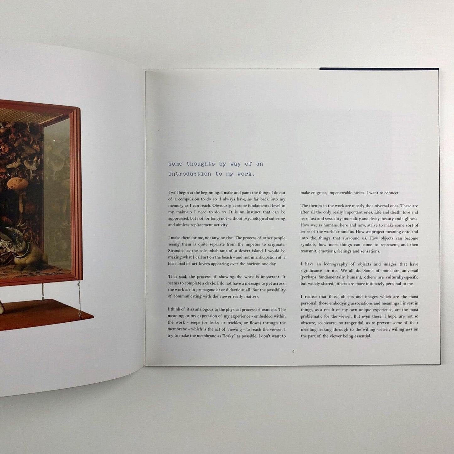 Simon Vaughan Winter | Constructions exhibition catalogue | Goldmark Art, 2003