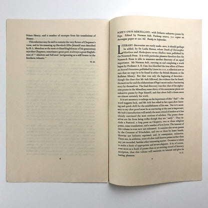 3 new Nonesuch books for the Summer of 1934 | Promotional leaflet, Nonesuch Press