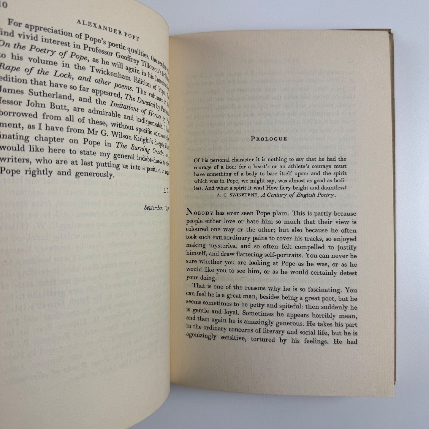Alexander Pope by Bonamy Dobrée | Sylvan Press, 1951