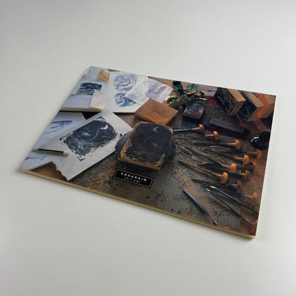Folder promoting Andrew Davidson wood-engravings for Endgrain Editions 1997