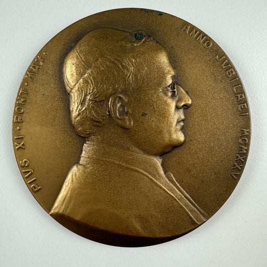 Papal medal commemorating Pope Pius XI | Rudolph Ferdinand Marschall, 1925 Jubilee