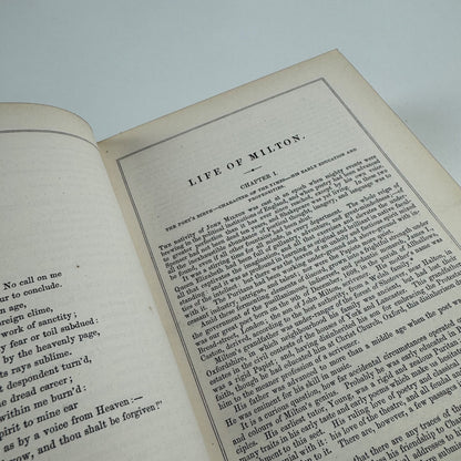 Milton's Poetical Works edited by Sir Egerton Brydges | William Tegg, 1865 bound by Edwin Slater