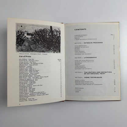 The Craft of Etching and Lithography by Gerald Woods | Blandford Press, 1965