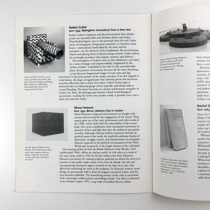 Distemper – Dissonant Themes in the Art of the 1990s | Smithsonian Institute catalogue leaflet, 1996