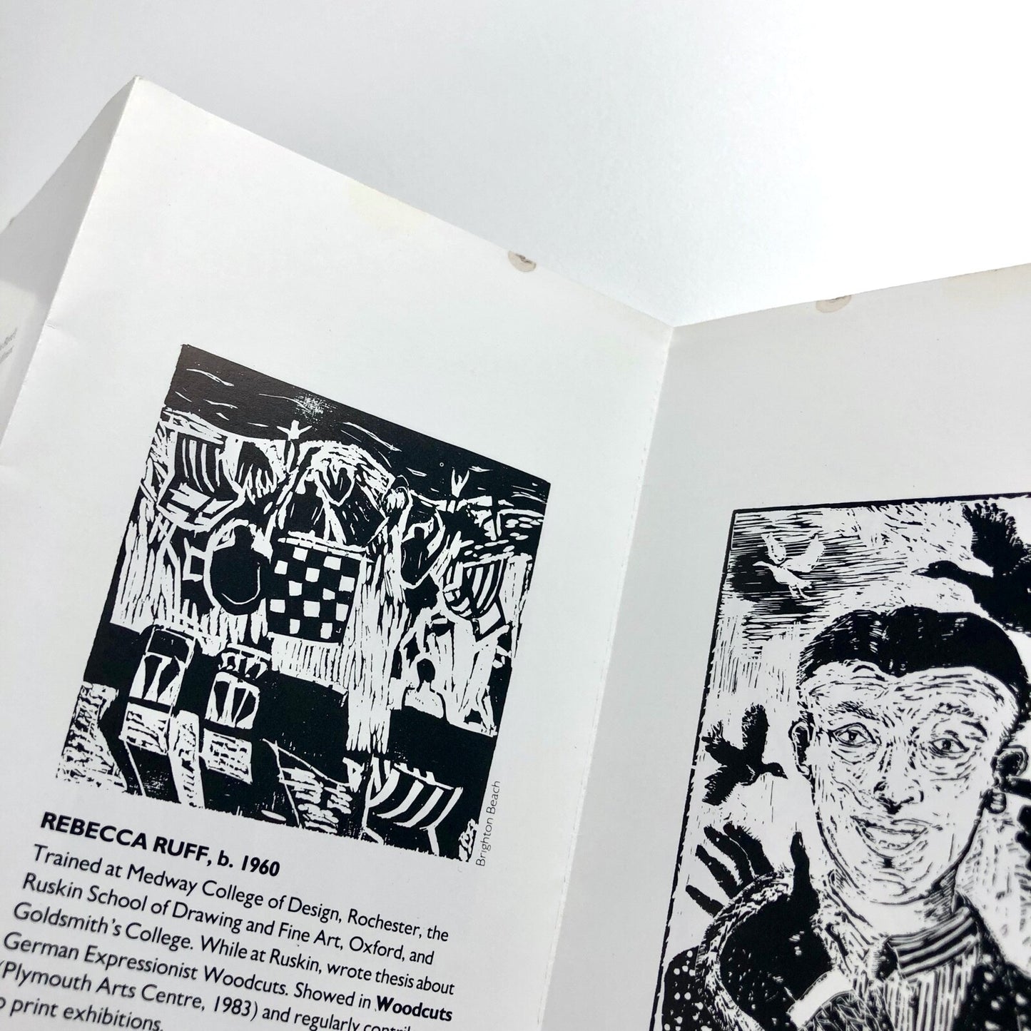Contemporary British Woodcuts | City Museum and Art Gallery Worcester | Exhibition leaflet, 1986/7