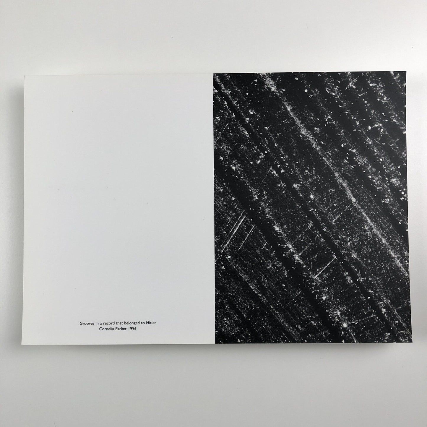 Cornelia Parker. Avoided Object | Private view invitation | Chapter Cardiff 1996