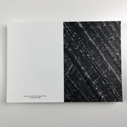 Cornelia Parker. Avoided Object | Private view invitation | Chapter Cardiff 1996