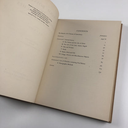 Roof Bosses in Medieval Churches by C.J.P. Cave | Cambridge University Press, 1948 | Hardback