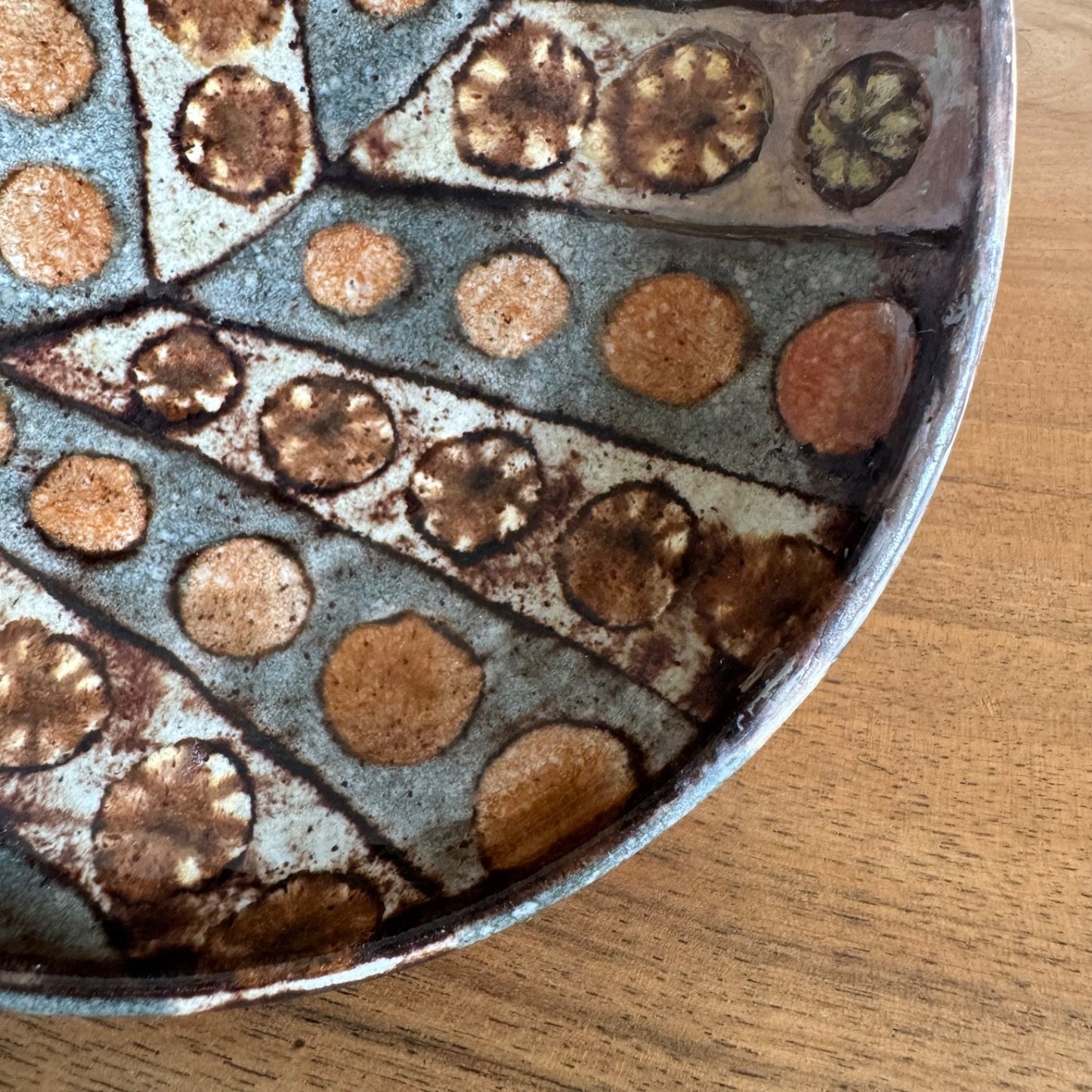 Jean-Claude Malarmey for Vallauris | Small dish | French c.1950s, inscribed signature