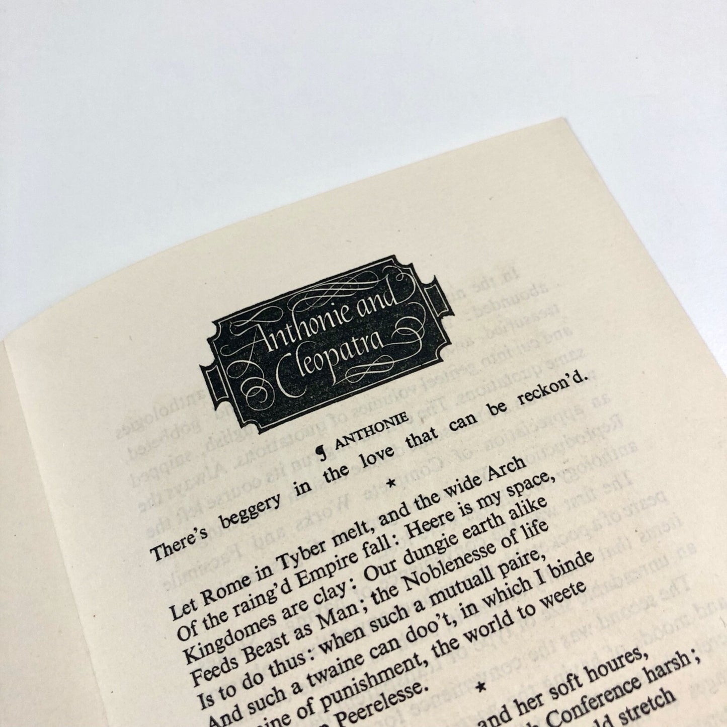 The Shakespeare Anthology leaflet/prospectus | The Nonesuch Press, undated