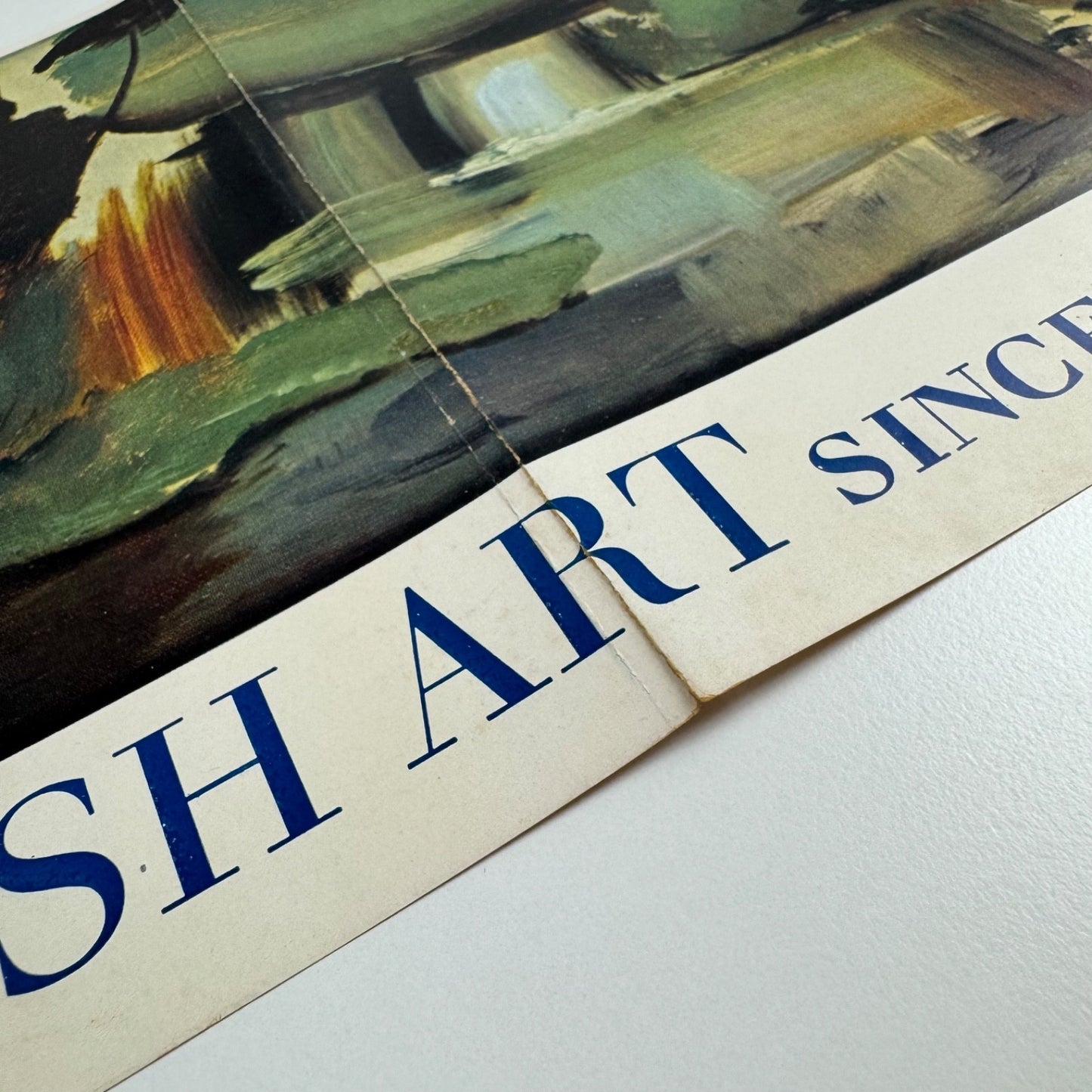 Leaflet to promote British Art since 1900 by Sir John Rothenstein. Phaeton Press