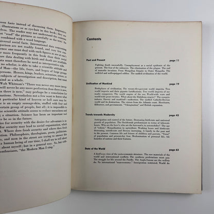 Modern Man in the Making by Otto Neurath. Secker & Warburg, London, 1939 | Isotype
