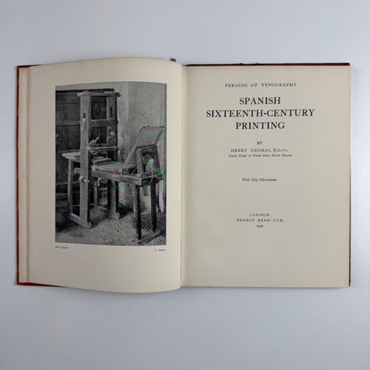 Spanish sixteenth-century Printing by Henry Thomas | Ernest Benn, 1926