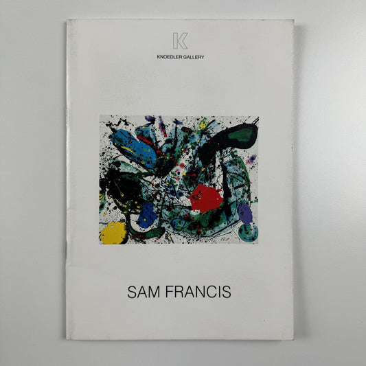Sam Francis. Paintings | Knoedler Gallery London | Nov-Dec 1989 catalogue