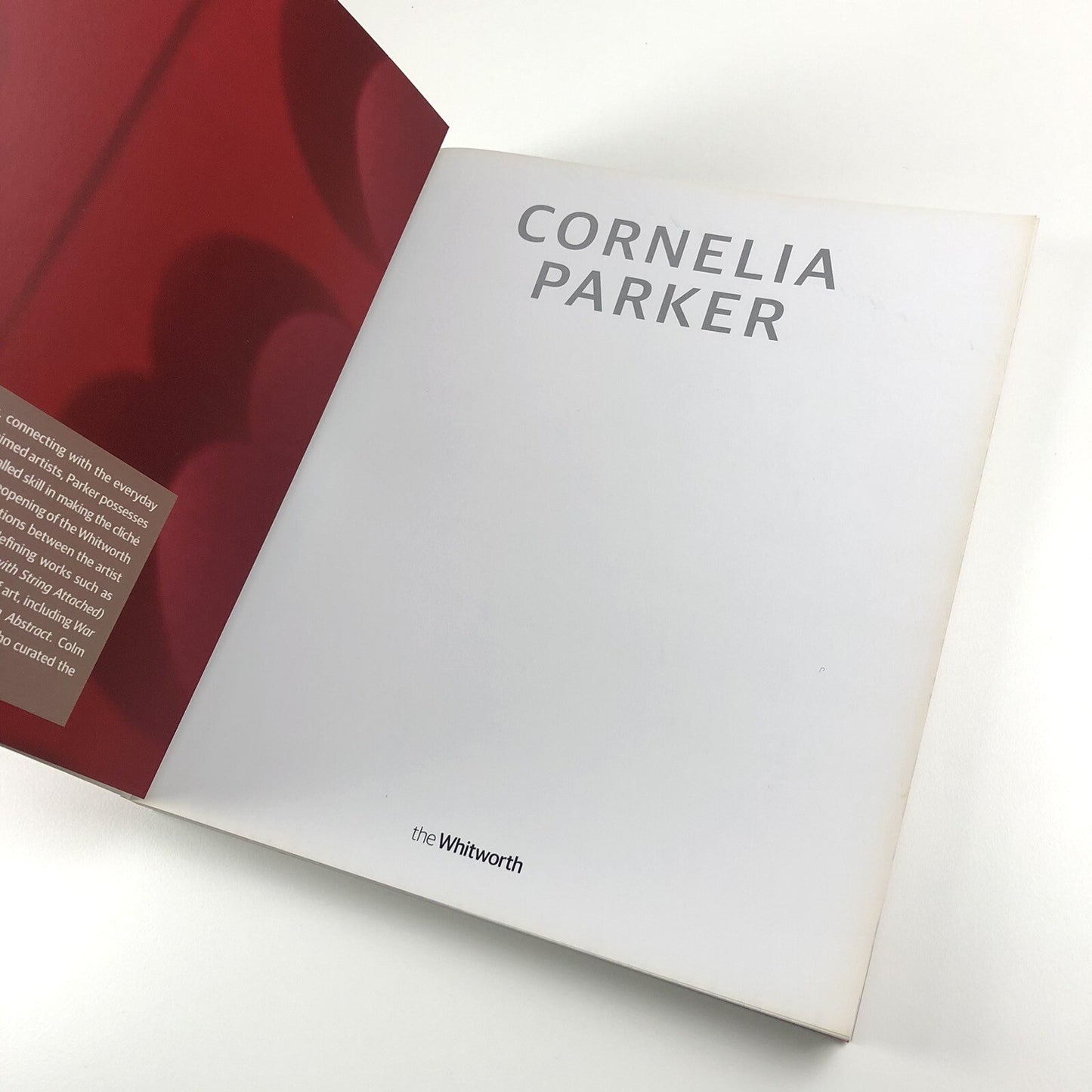 Cornelia Parker | The Whitworth Gallery, University of Manchester catalogue 2015