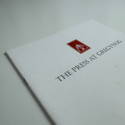 The Gregynog Press & Gwasg Gregynog | Museum of Modern Art, Wales, 2002
