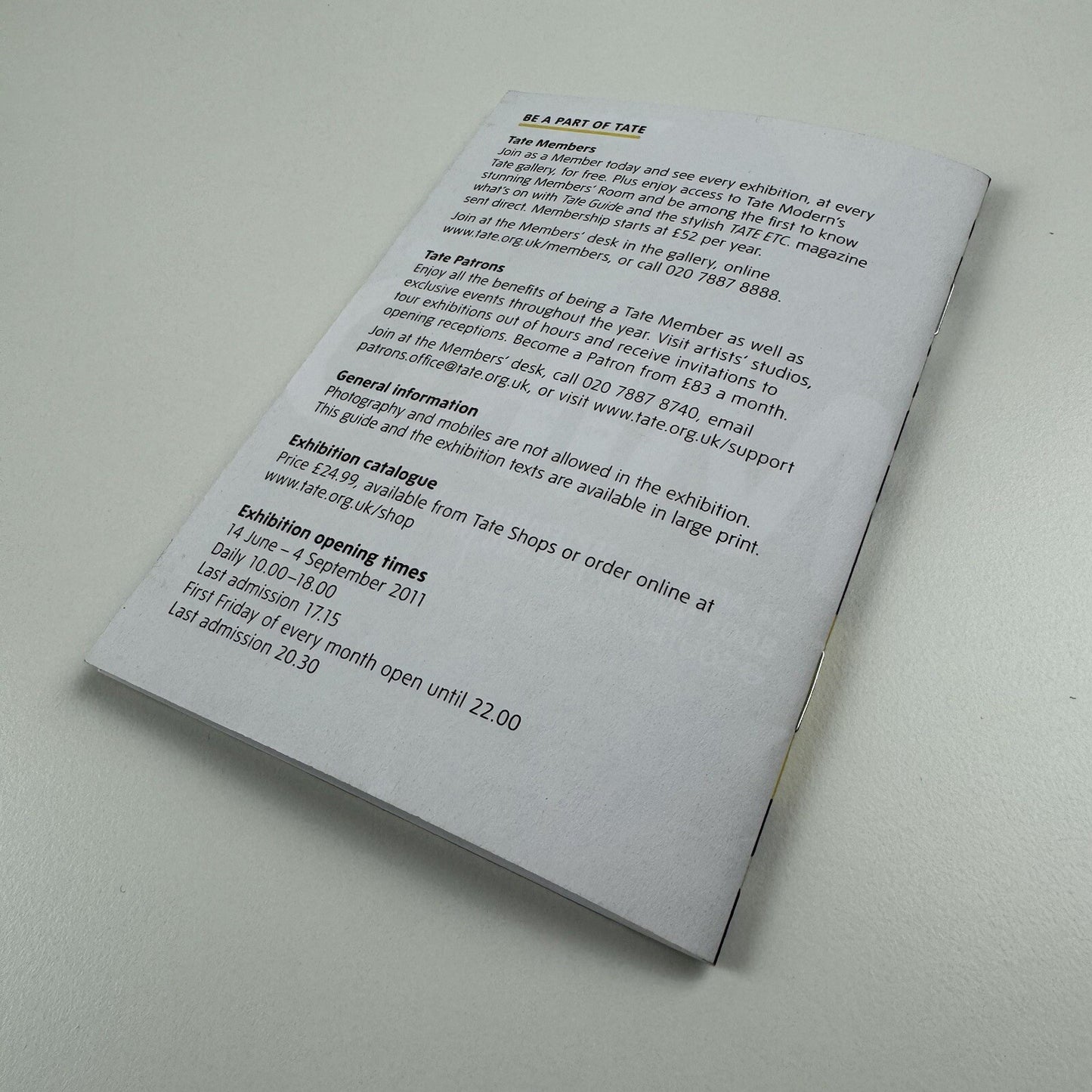 The Vorticists. Manifesto for a Modern World | Tate Britain small guide 2011
