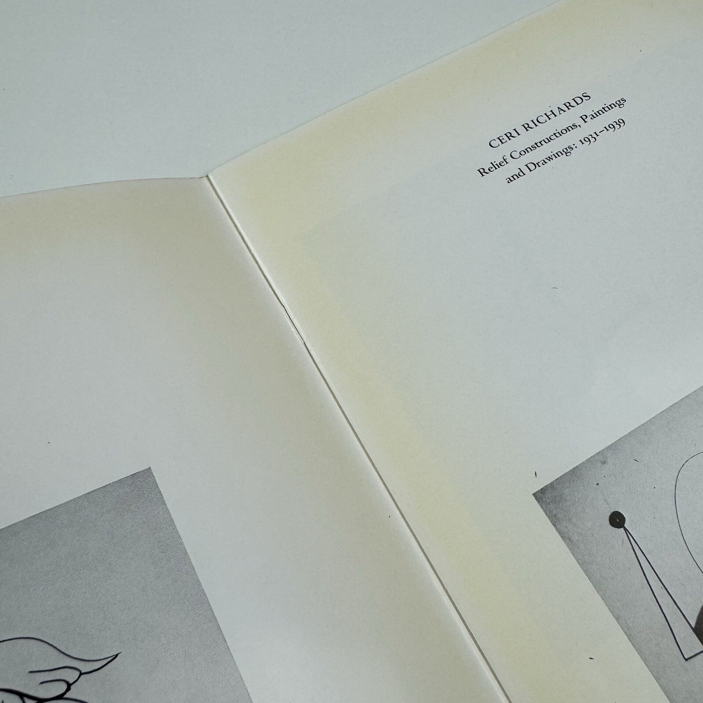 Ceri Richards. Relief Constructions, Paintings and Drawings 1931-39 | Fischer 1974