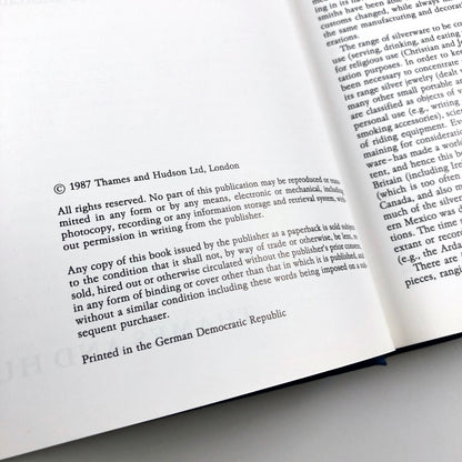 An Illustrated Dictionary of Silverware by Harold Newman | Thames & Hudson, 1987