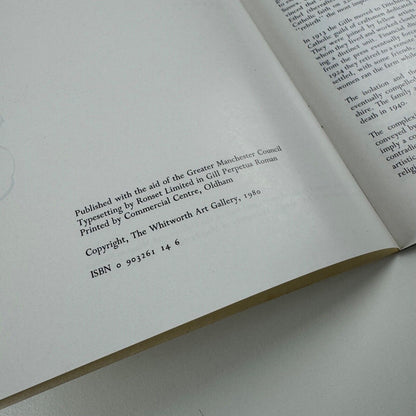 Strict Delight. The Life and Work of Eric Gill 1882-1940 | Whitworth Art Gallery, 1980