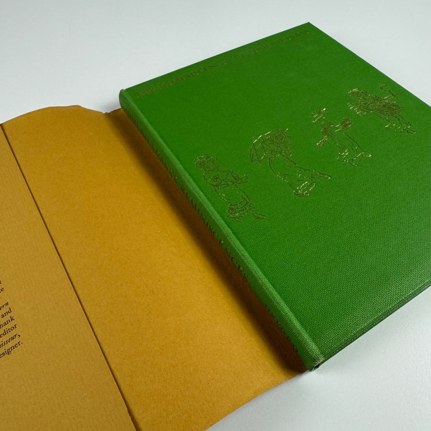 The Reminiscences of Edmund Evans Ruari McLean | Oxford, 1968 reprint | Inscribed by Harry Carter to George Buday