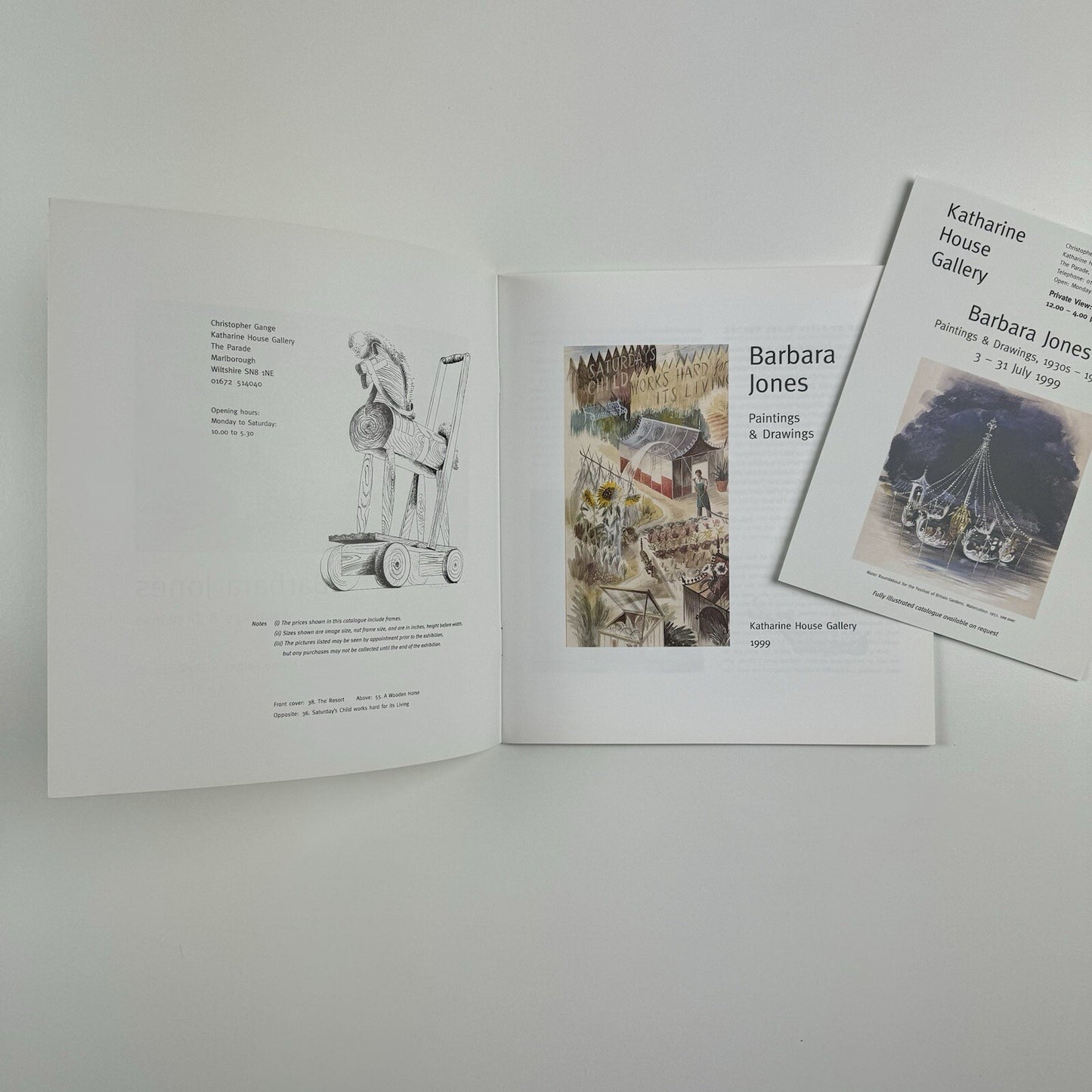 Barbara Jones Painting & Drawings | Katharine House Gallery catalogue, 1999