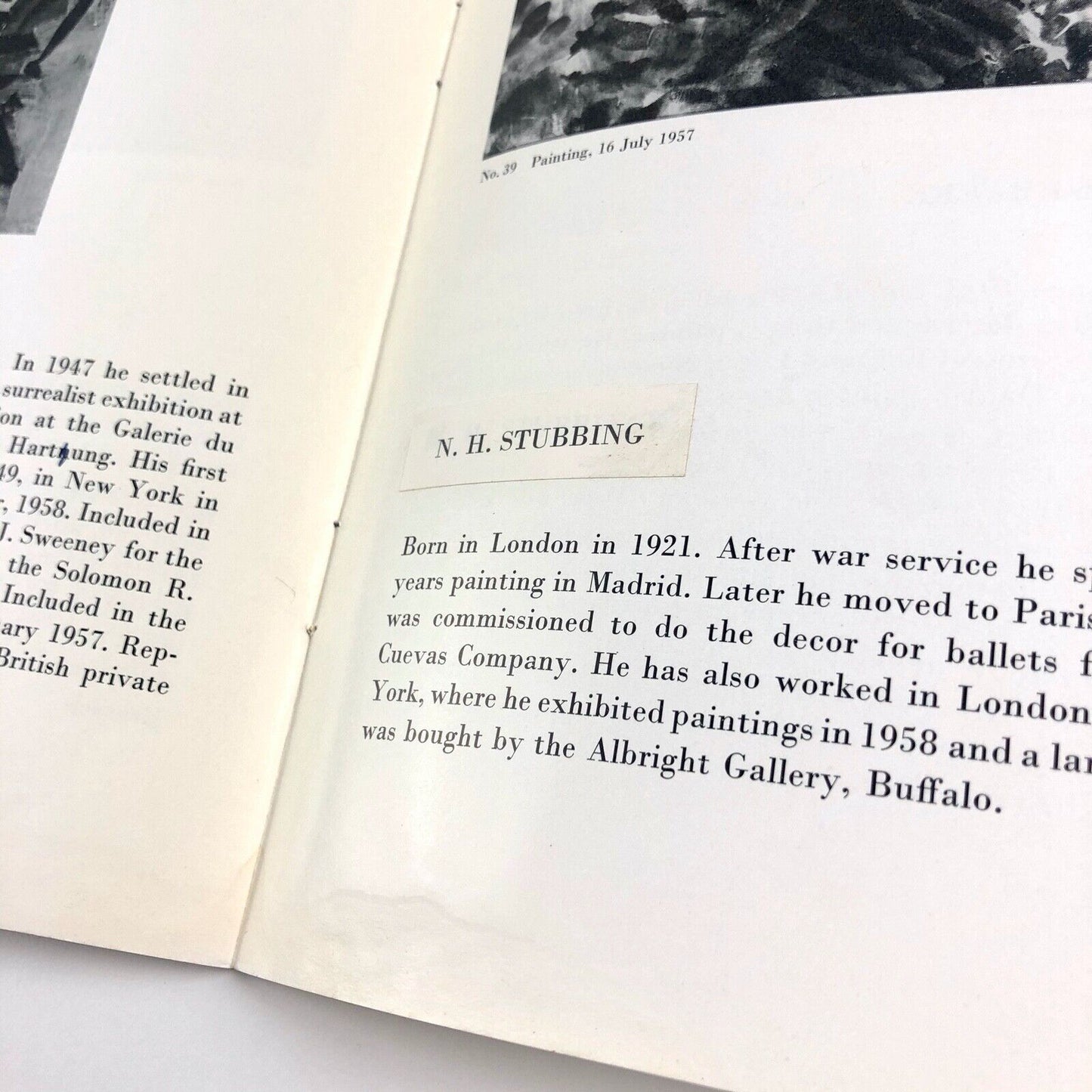 Actualités. Contemporary Watercolours and Gouaches by Appel, Bluhm, Davie, Dubuffet, Francis, Jorn, Mathieu, Michaux, Riopelle, Stubbing, Wemaere, Wols, Wolvecamp | Arthur Tooth & Sons, 1959
