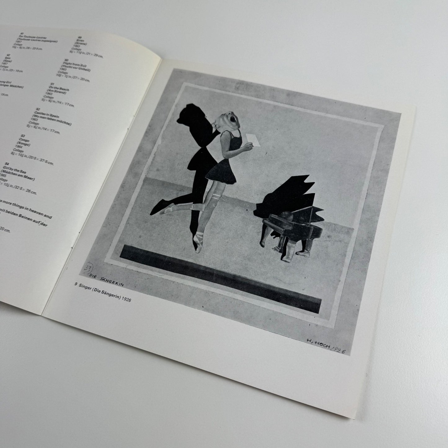 Hannah Höch | Marlborough Jan 1966 cat.no. 178 design by Gordon House