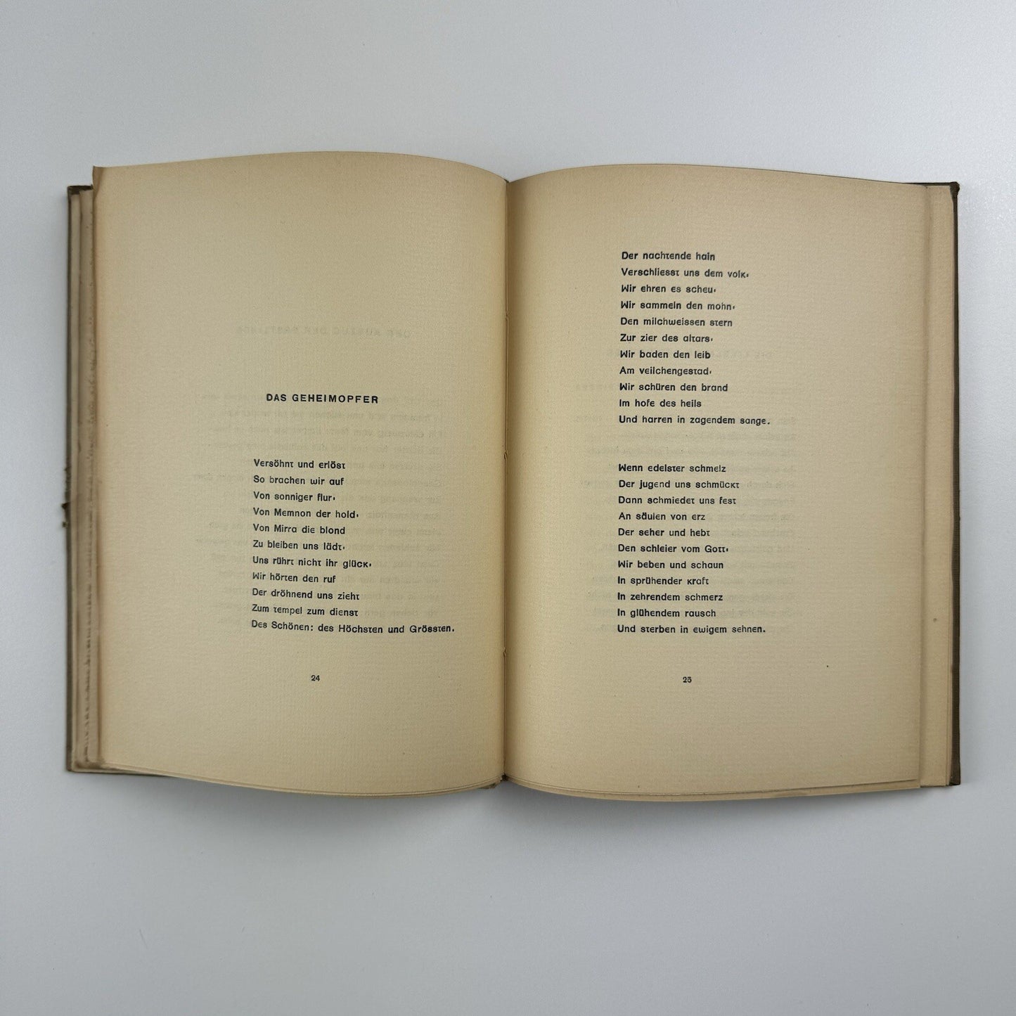 Die Bücher der Hirten- und Preisgedichte by Georg Stefan | Georg Bondi, 1923