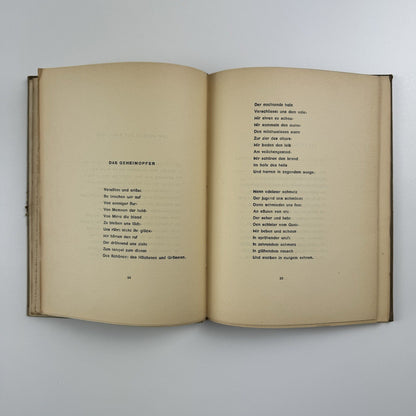 Die Bücher der Hirten- und Preisgedichte by Georg Stefan | Georg Bondi, 1923