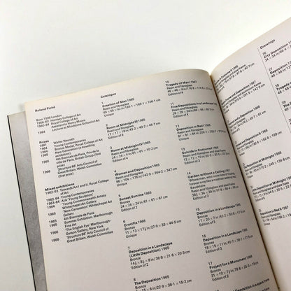Roland Piché – first one man exhibition | Marlborough catalogue, April 1967
