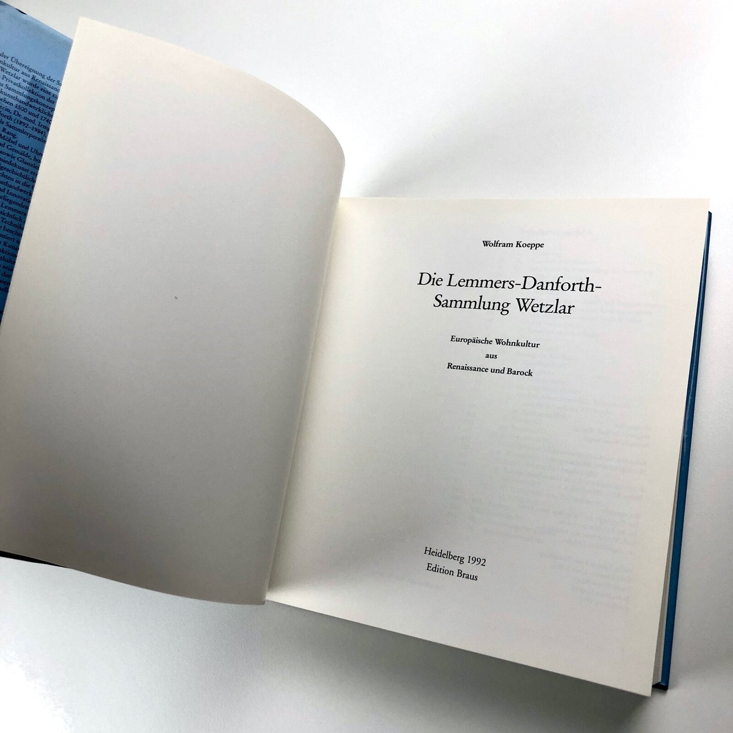 Die Lemmers-Danforth-Sammlung Wetzlar | Wolfram Koeppe | Edition Braus, 1992