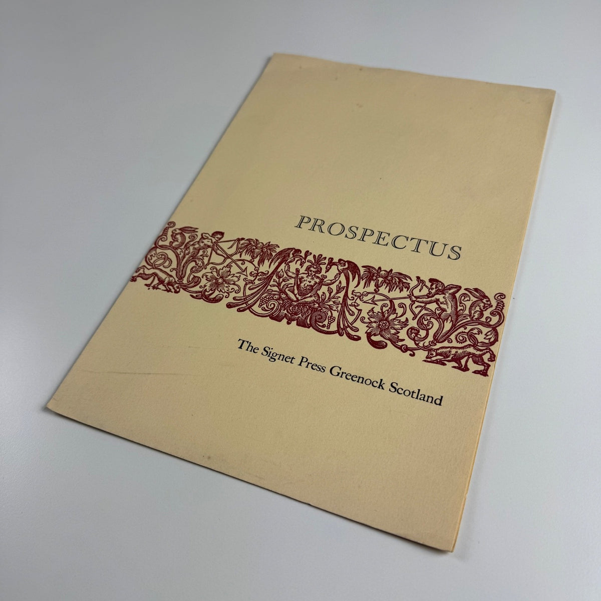 Prospectus for Robert Burns A Memoir by Maria Riddell. The Signet Press, 1966