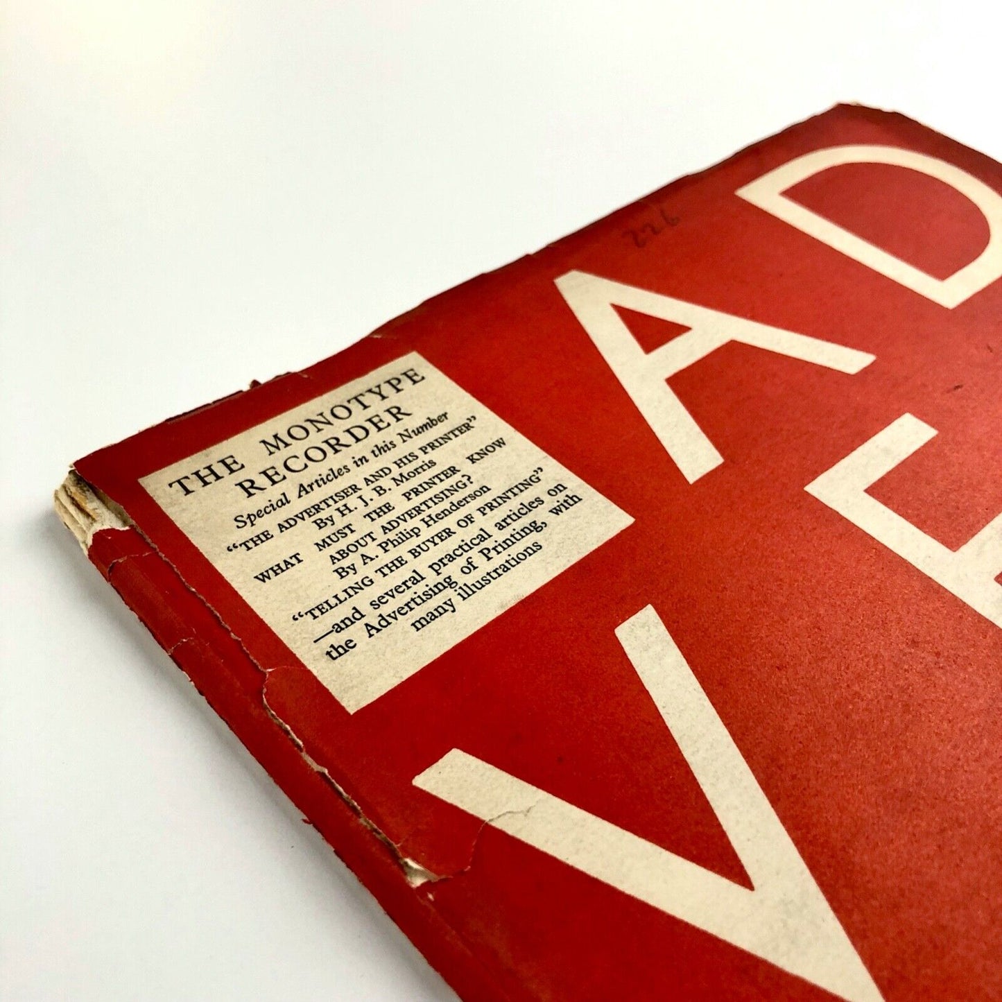 The Monotype Recorder – Advertising journal, July to October 1928 | Issue no 226