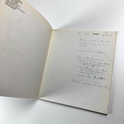 Paul Klee exhibition catalogue | Marlborough Fine Art | June - July 1966