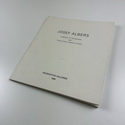 Josef Albers – Homages to the Square and Structural Constellations | Waddington Galleries catalogue booklet, 1996