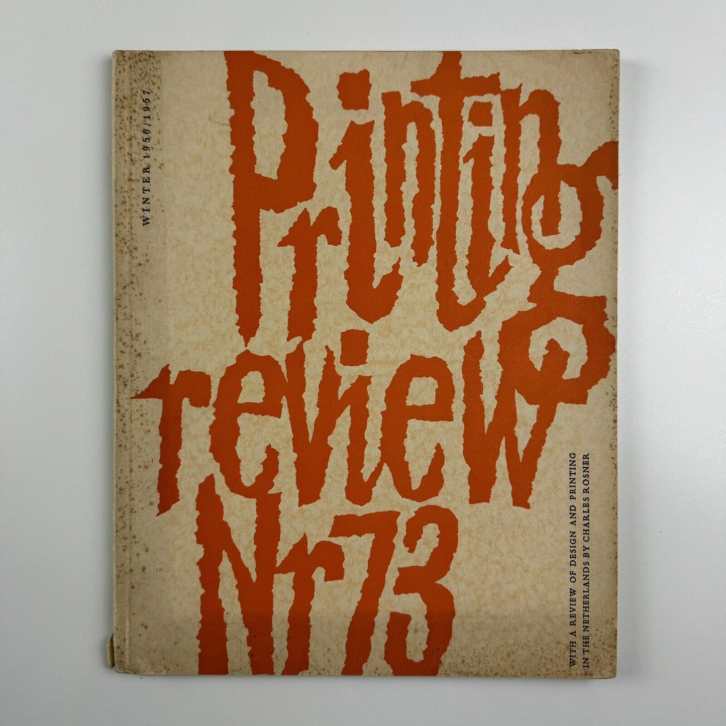 Printing Review No 37, Winter 1956/7 | Printing in the Netherlands | Charles Rosner