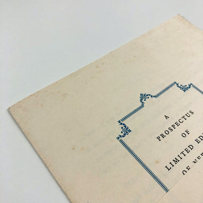 Prospectus leaflet – New Works by Modern Authors | Dulau / Crosby / Gaige | Bowling Green Press