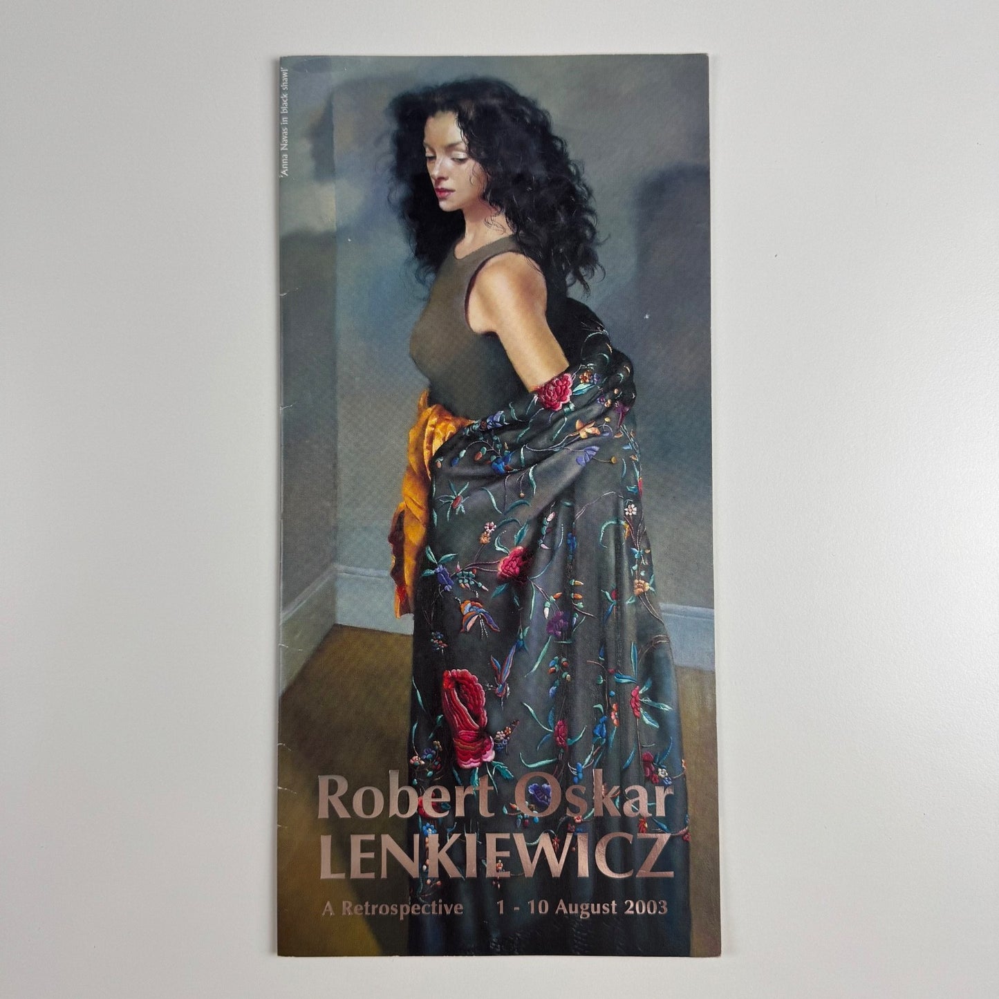Folding card Robert Oskar Lenkiewicz. A Retrospective Triton Galleries 2003