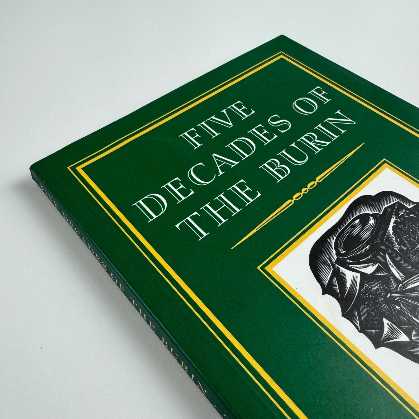 Five Decades of the Burin The Wood Engravings of John DePol | David R. Godine, 2004 | bookplate for Simon Brett