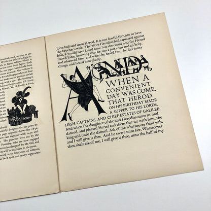 The Golden Cockerel Press – leaflet article printed for The Colophon, July 1931 | Engravings by Robert Gibbings